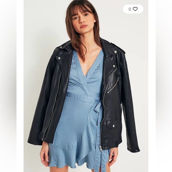 Urban Outfitters Rita Blue Wrap Dress - Picture 3 of 8